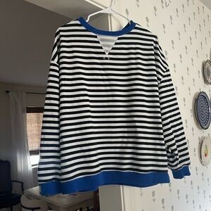 Stripe sweatshirt